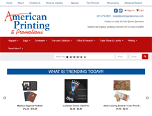 Tablet Screenshot of printingandpromos.com